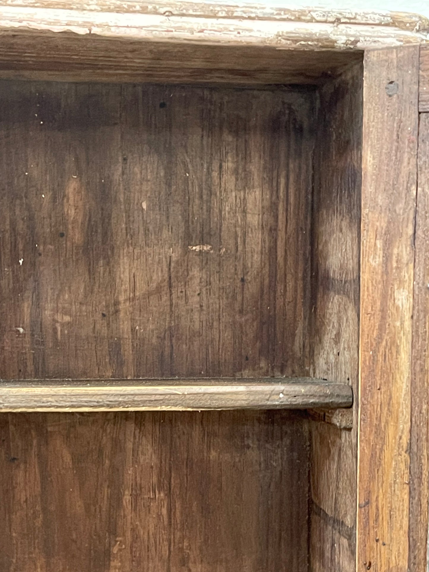 Shelf with Mirror and Towel Bar