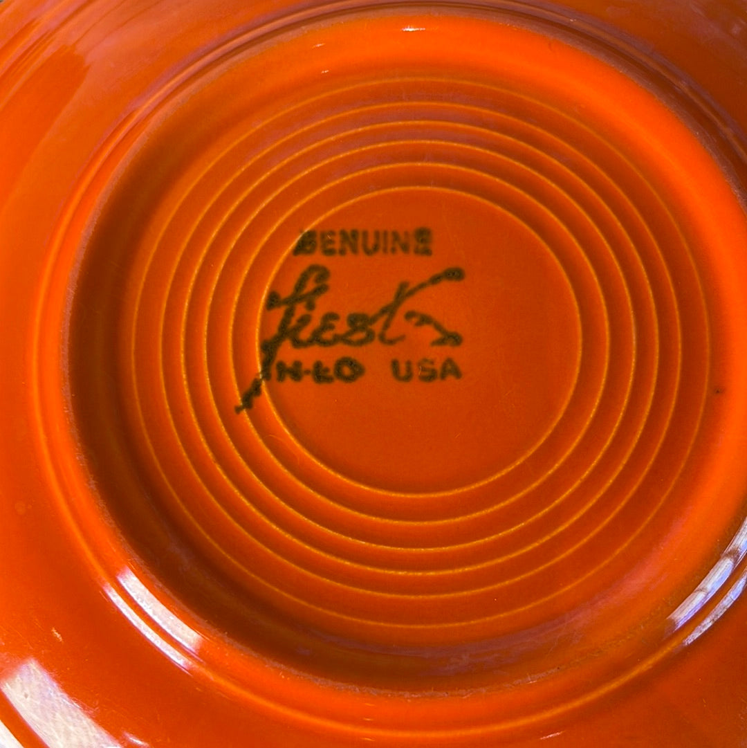 Original Fiestaware Red 7 3/8 Bread or Salad Plate