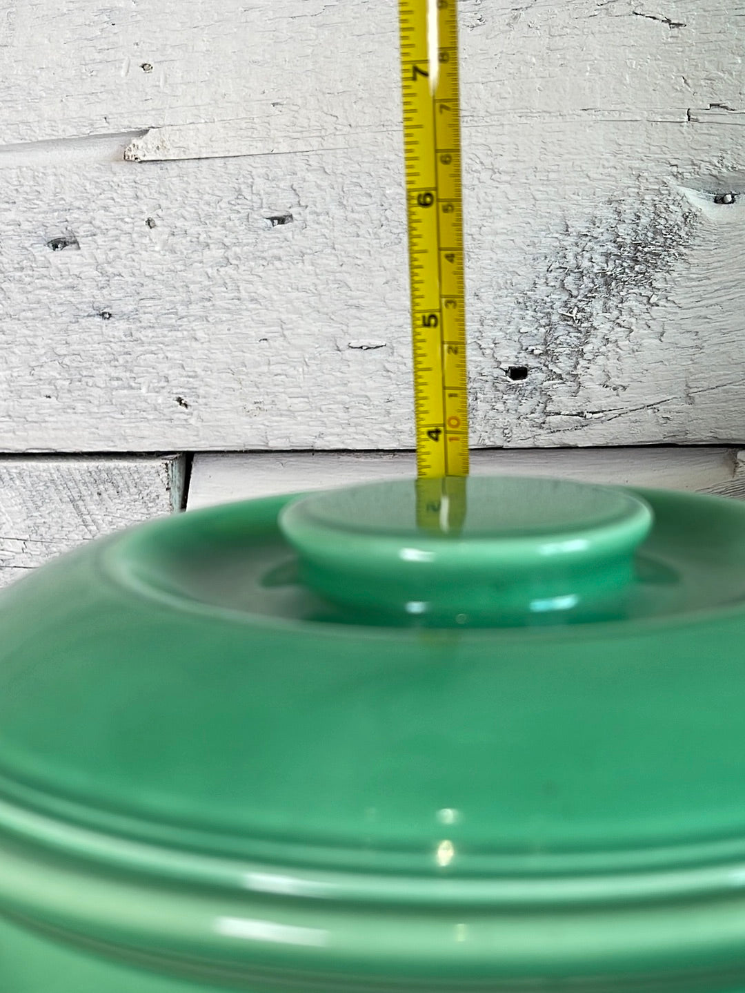 Vintage Fiestaware Homer Laughlin Fiesta Kitchen Kraft Individual Casserole in Light Green 8"