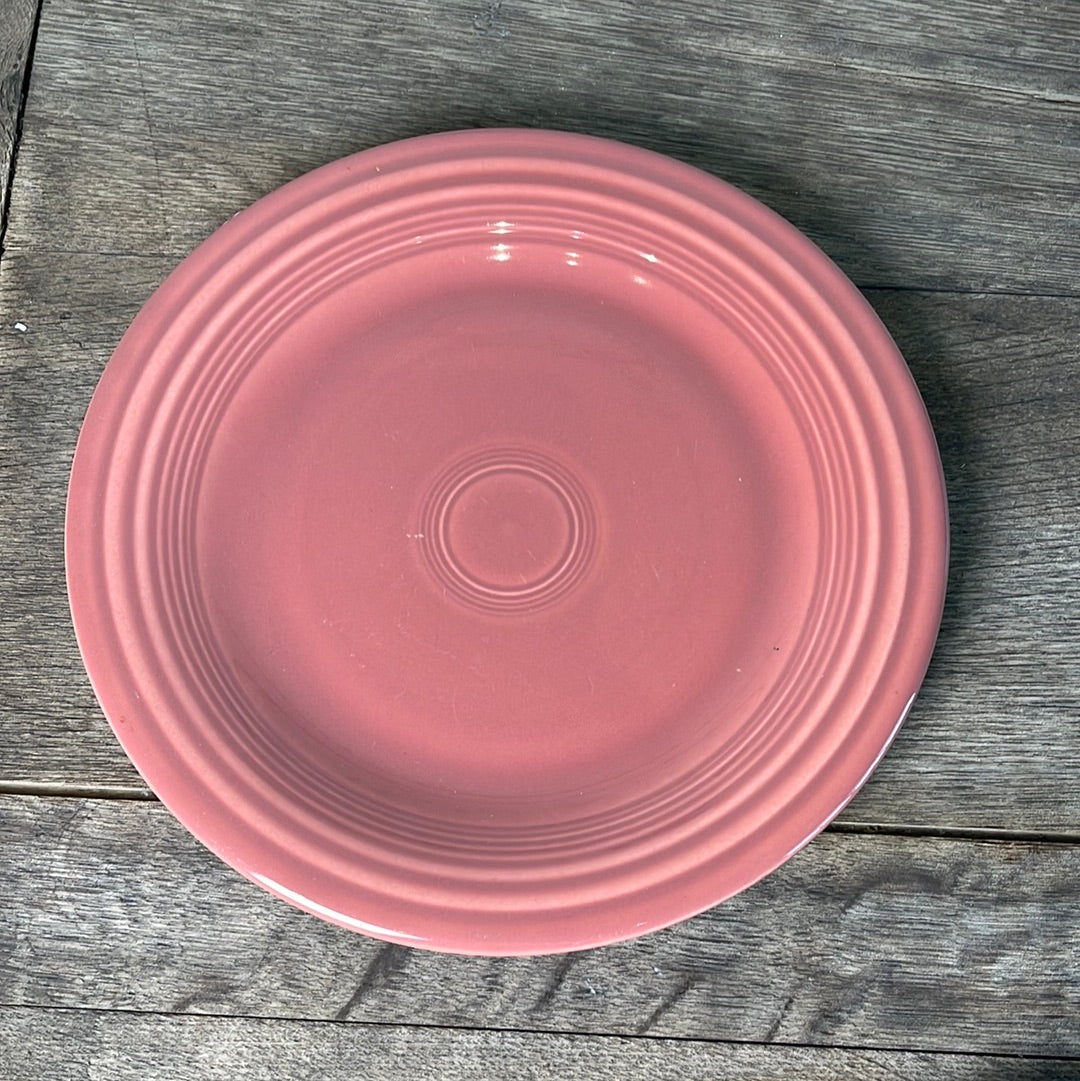 Vintage Fiestaware Rose Dinner Plate 10.25”