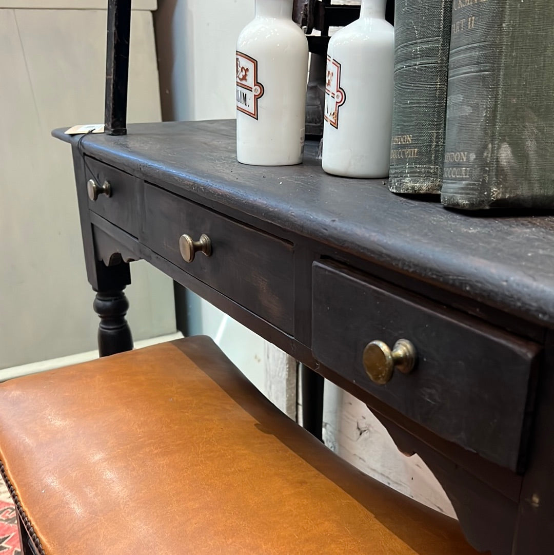 Small French Black Desk
