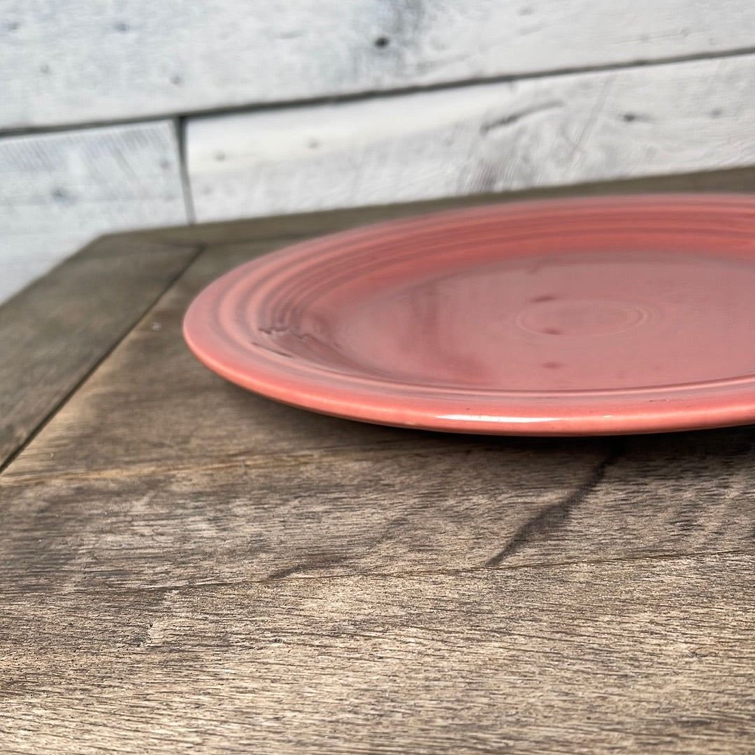 Vintage Fiestaware Rose Dinner Plate 10.25”