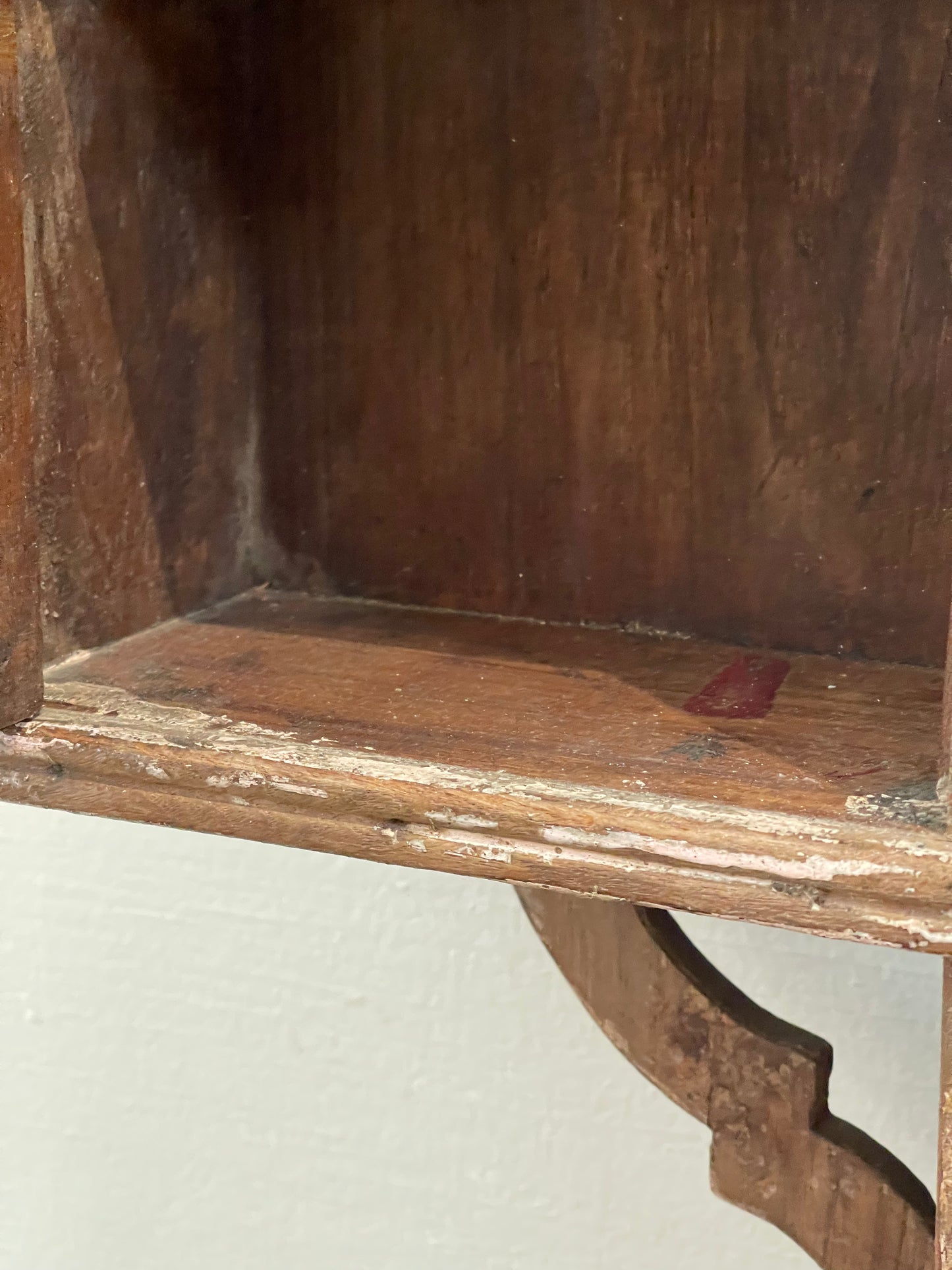 Shelf with Mirror and Towel Bar