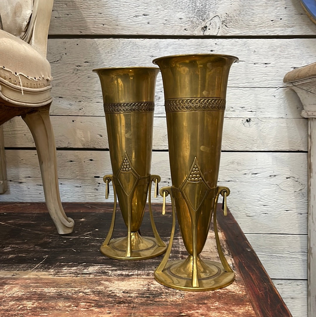 Trench Art Vase from Shell Casings