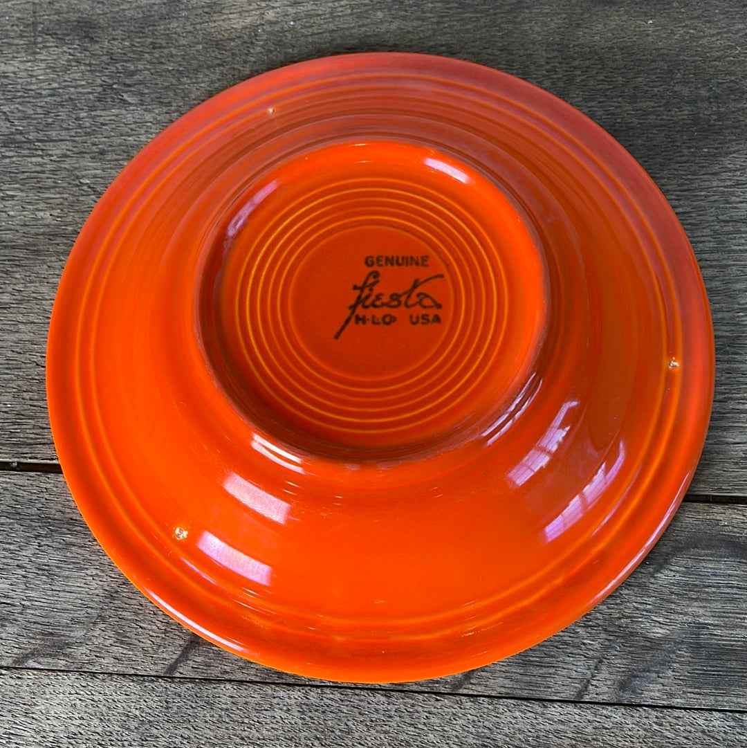 Vintage Fiestaware Original Red Rim Soup Bowl