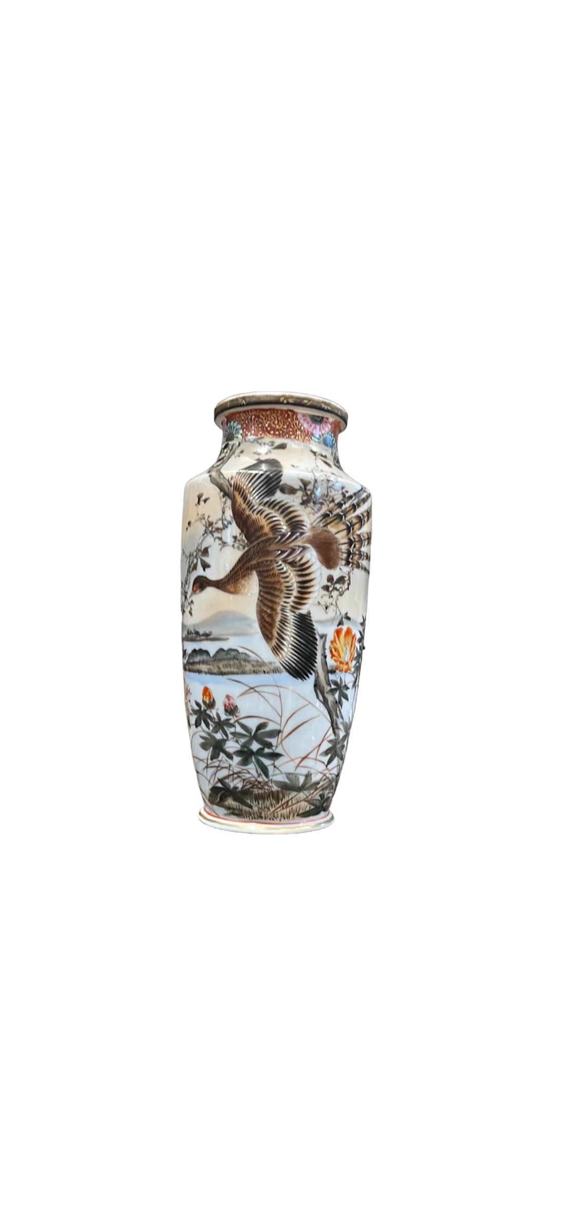 Meiji Period Kutani Vase