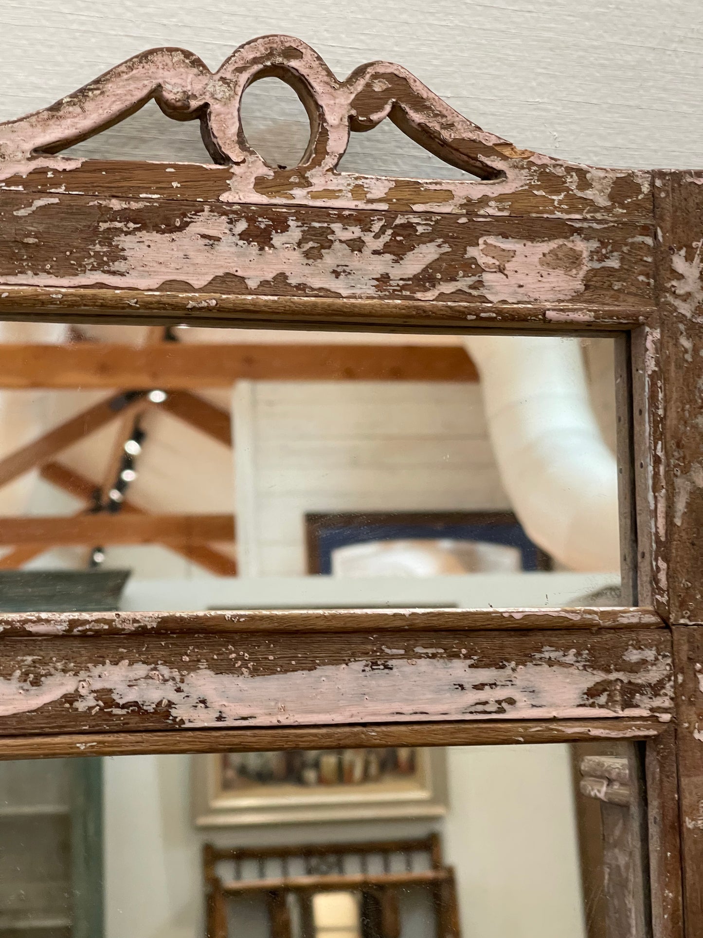 Shelf with Mirror and Towel Bar