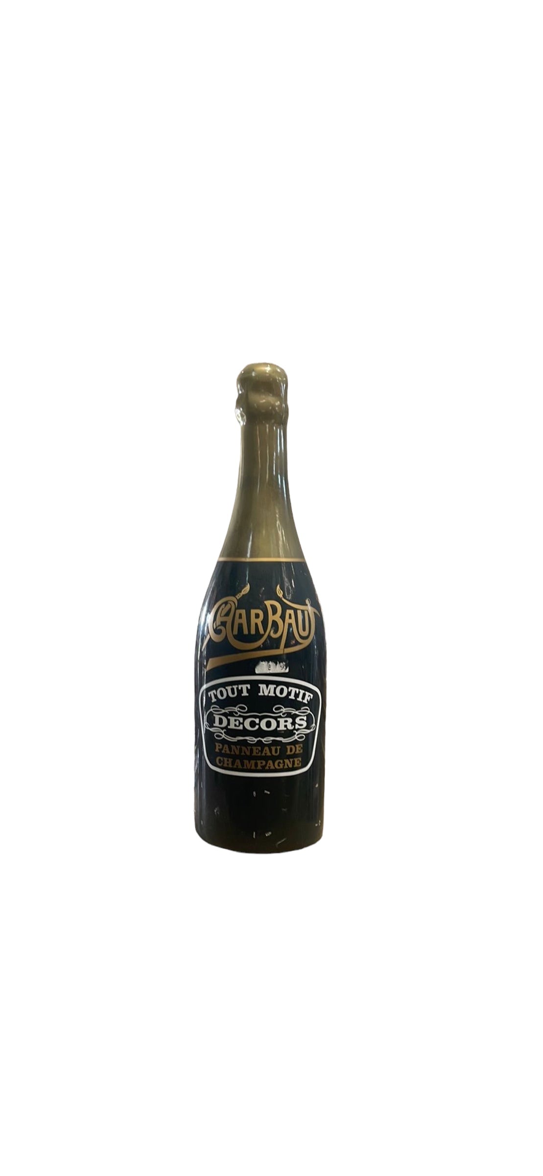 Large CharBaut Champagne Advertising Bottle