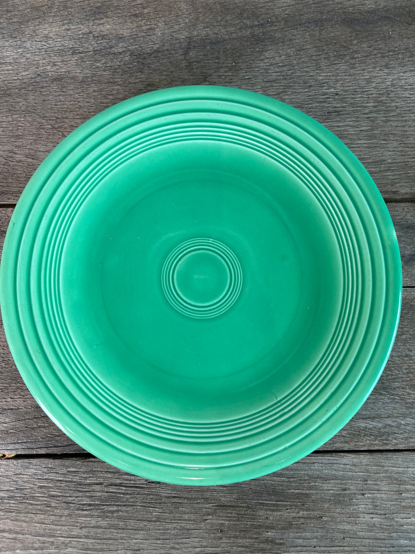 Vintage Fiestaware Light Green Dinner Plate Homer Laughlin Fiestaware 9.5" Diameter