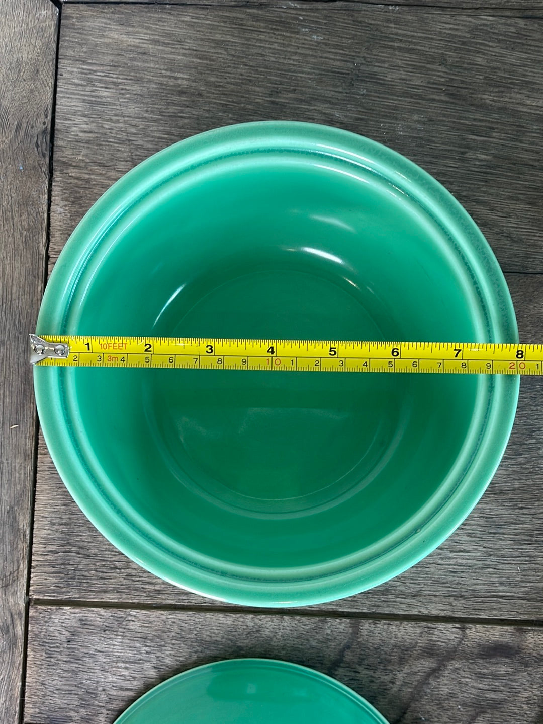 Vintage Fiestaware Homer Laughlin Fiesta Kitchen Kraft Individual Casserole in Light Green 8"