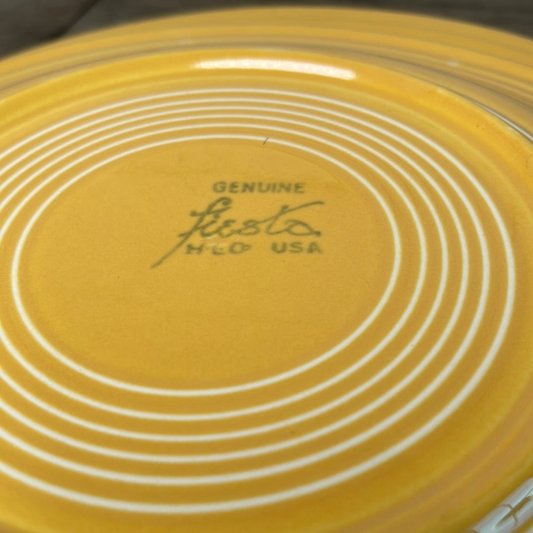 Vintage Fiestaware Antique Gold Dinner Plate 10 3/8”
