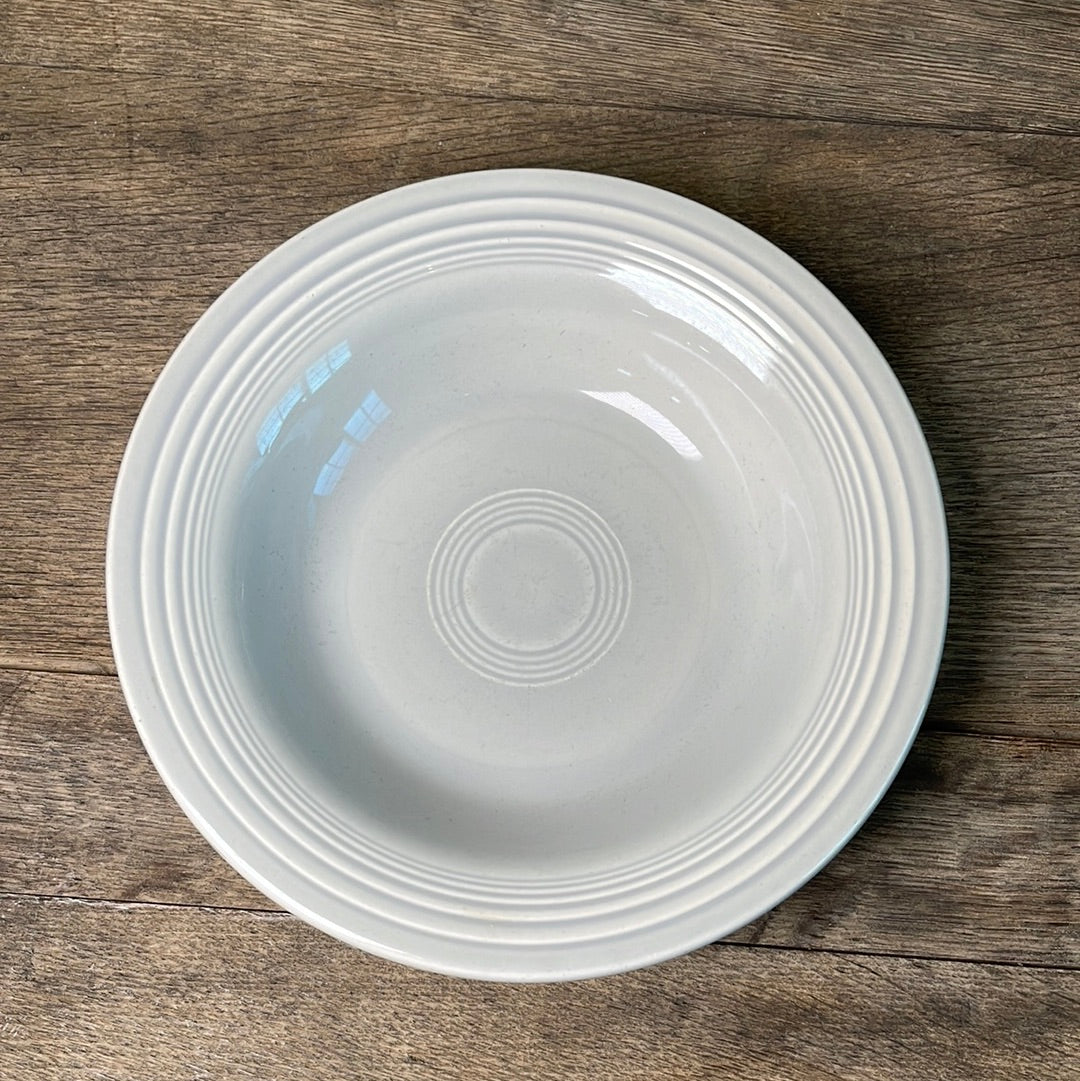Vintage Fiestaware Grey Rim Soup Bowl
