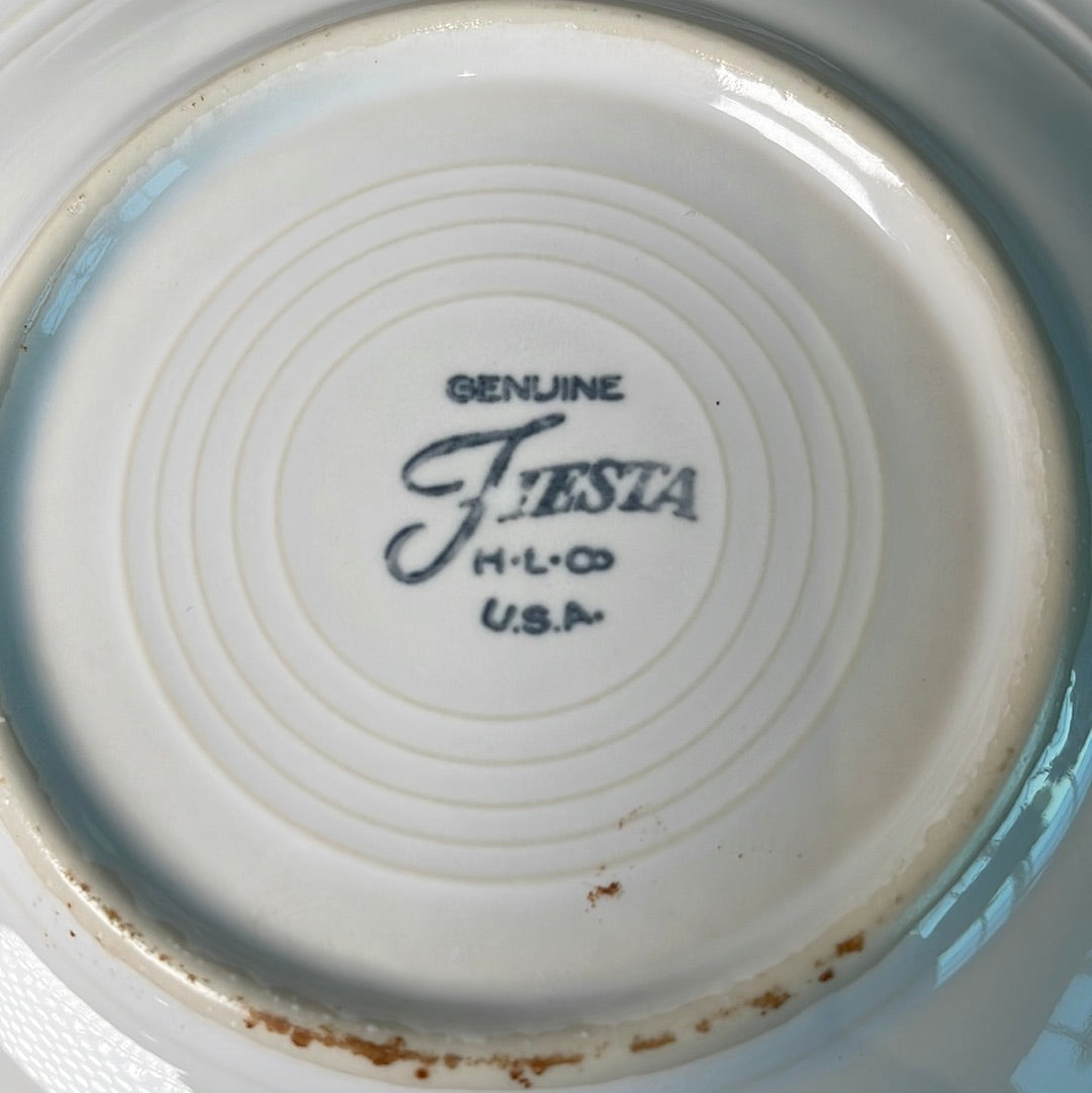 Fiesta ware White 7 1/8 Small Plate
