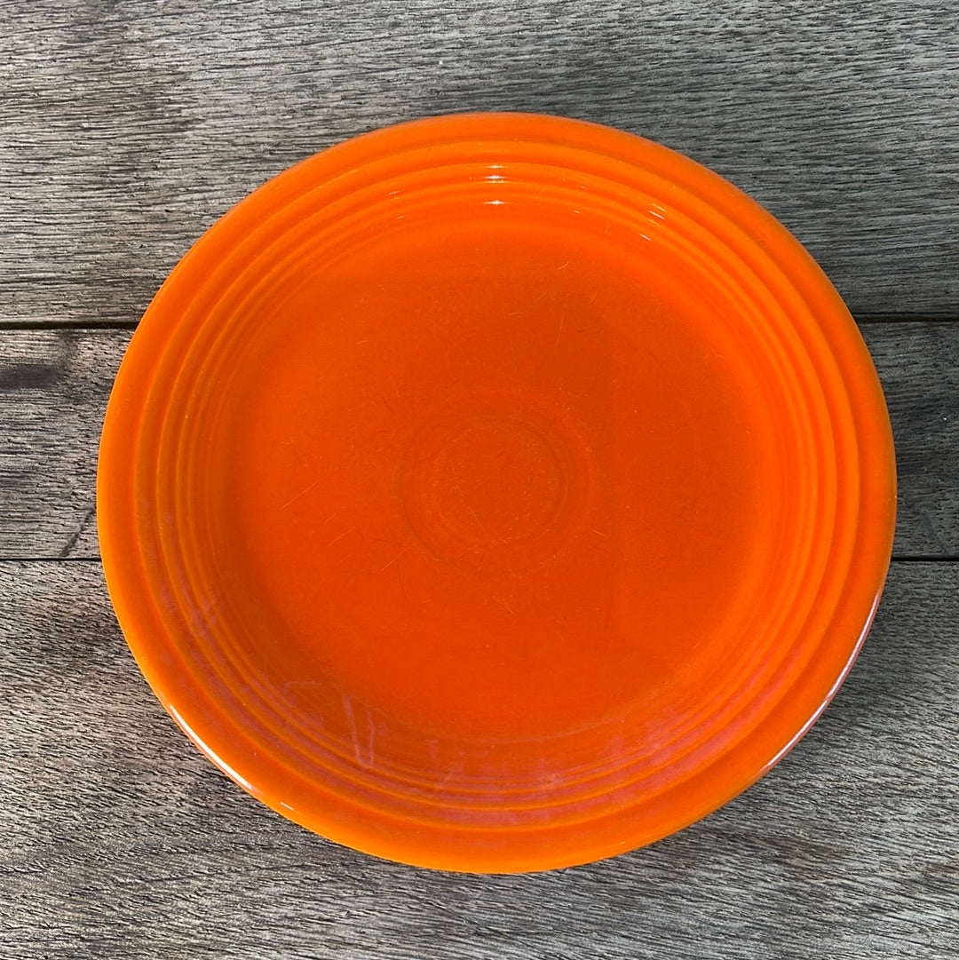 Original Fiestaware Red 7 3/8 Bread or Salad Plate