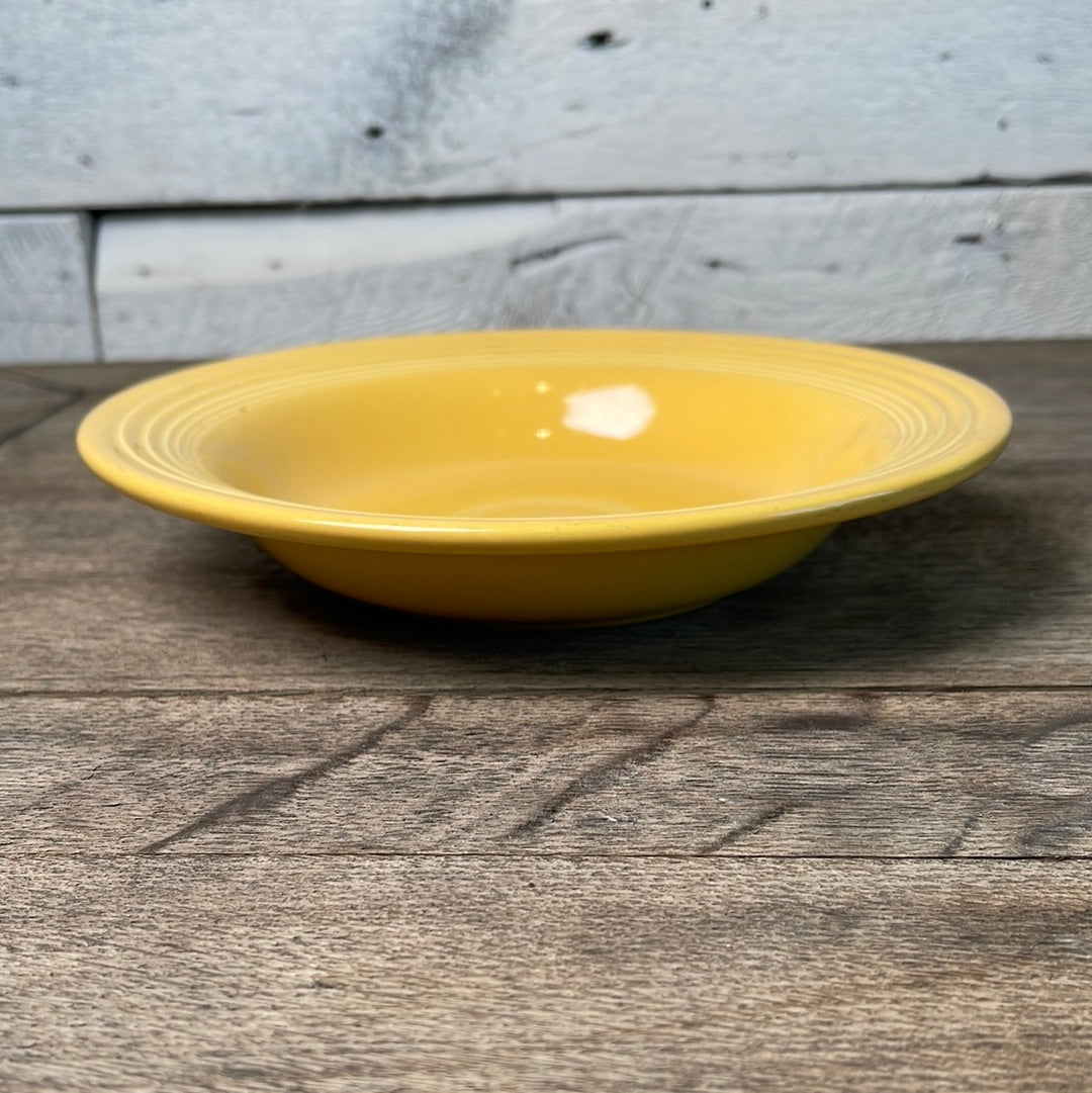 Vintage Fiestaware Antique Gold Rim Soup Bowl