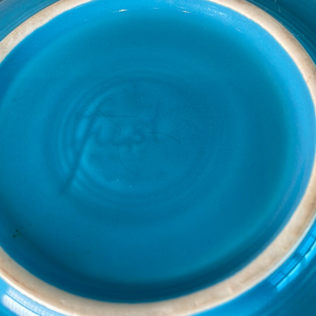 Turquoise Fiestaware Nappy Bowl