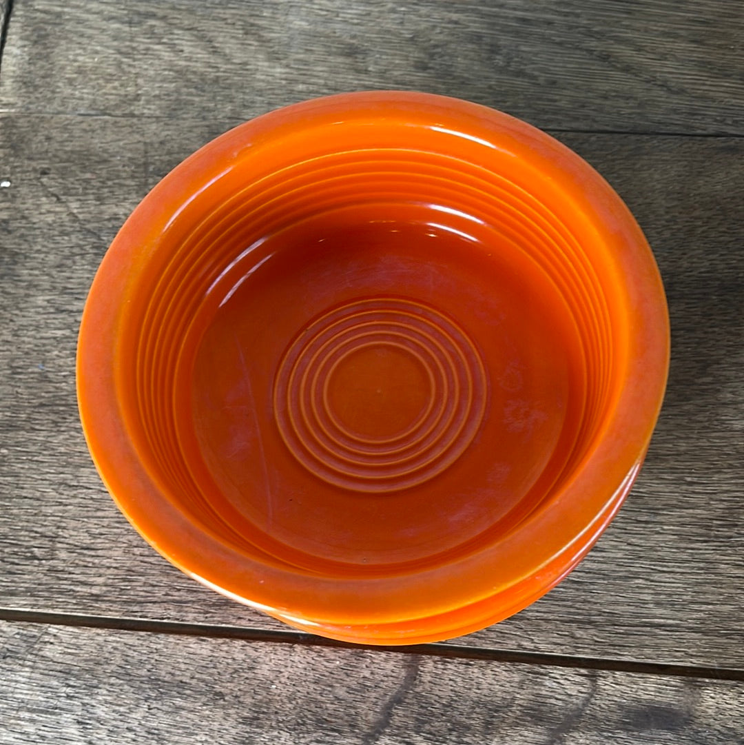 Original Red Fiestaware Vintage Cereal Bowl