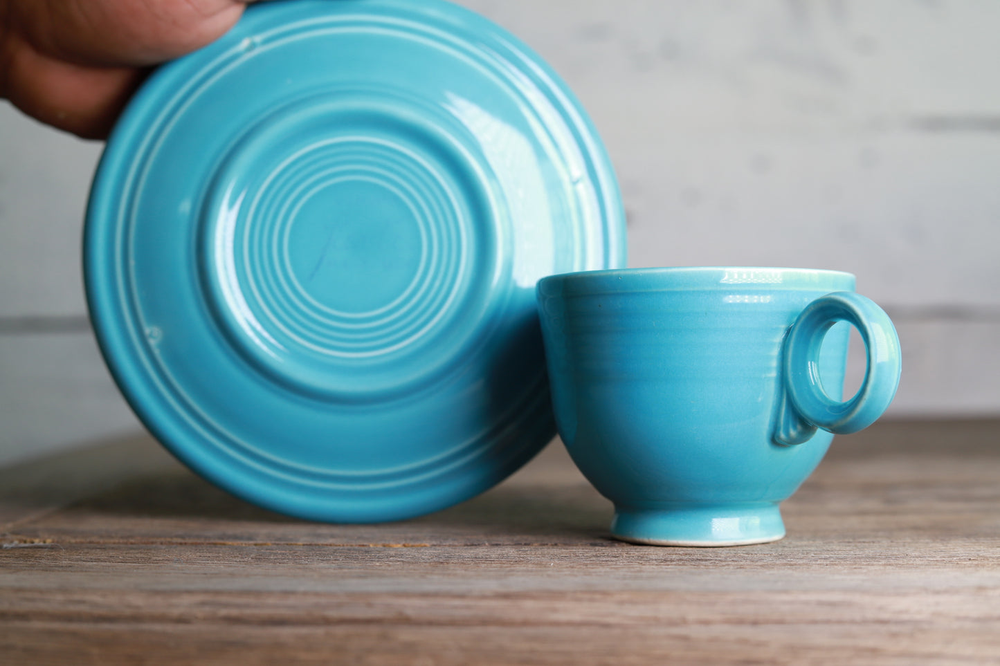 Fiesta ware Cup & Saucer Set