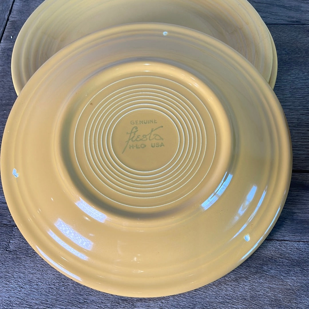 Antique Gold 9.5” Luncheon Plate Fiesta ware