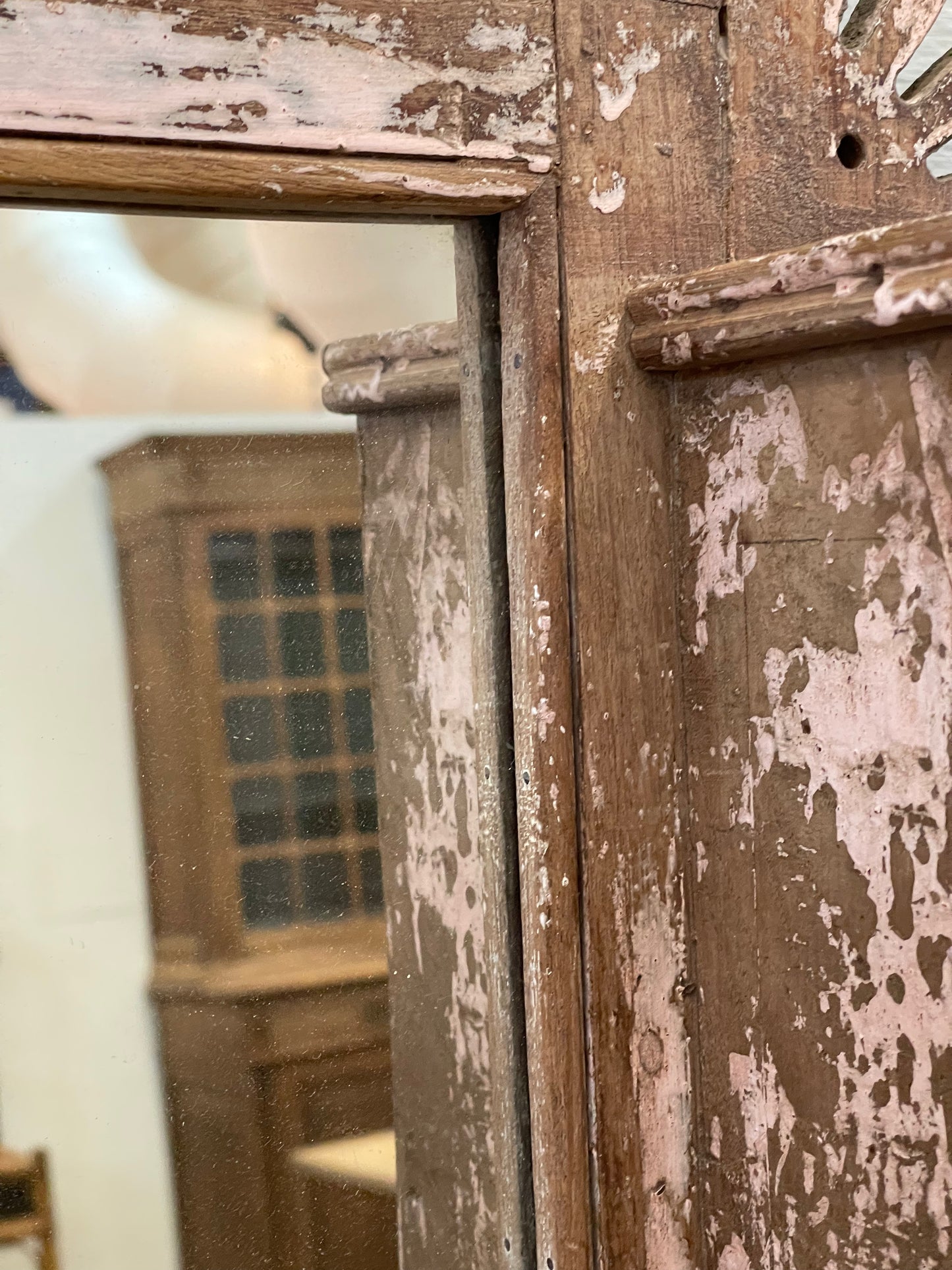 Shelf with Mirror and Towel Bar