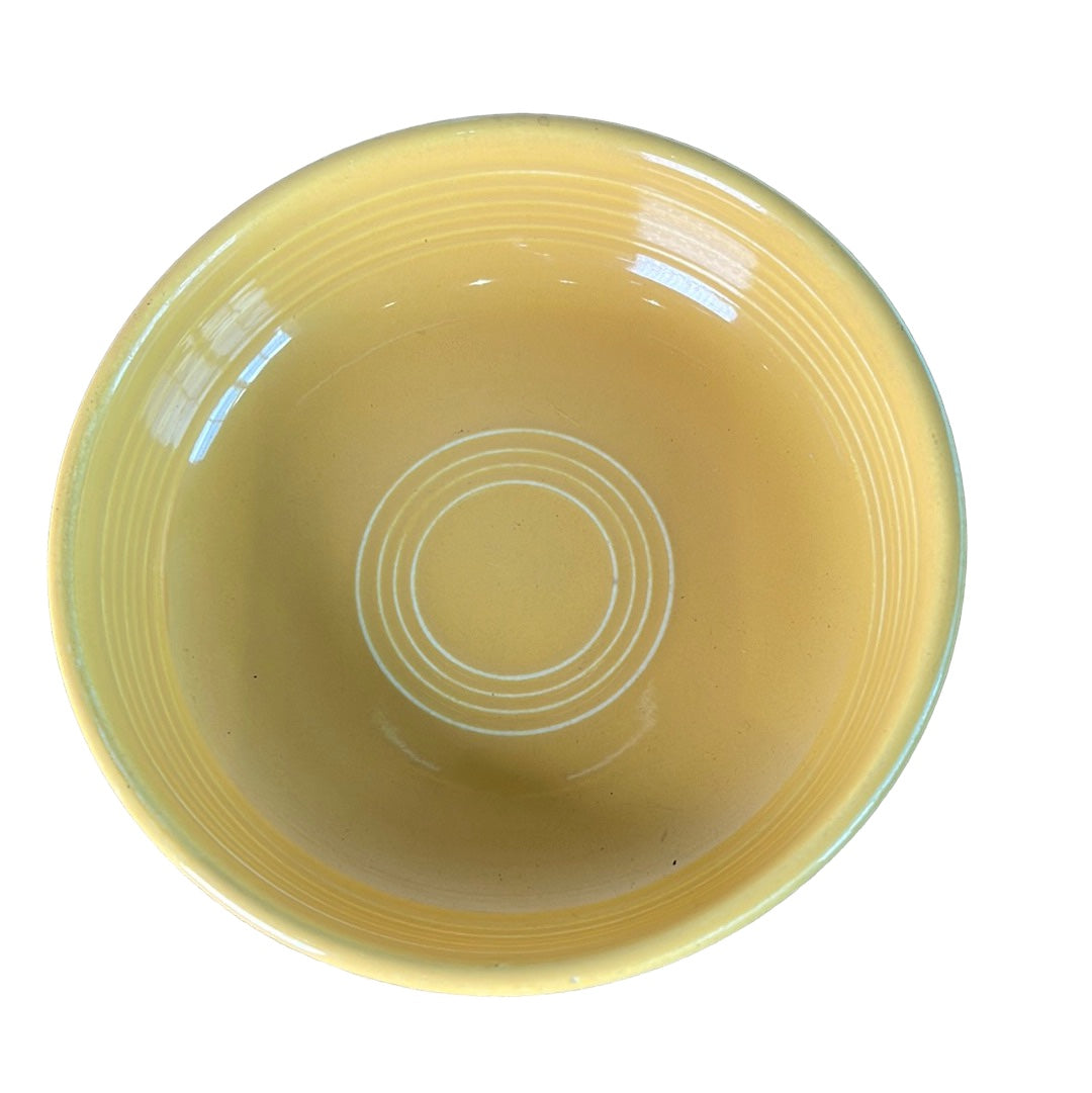 Original Fiestaware Dessert Bowl Antique Yellow Fiesta ware