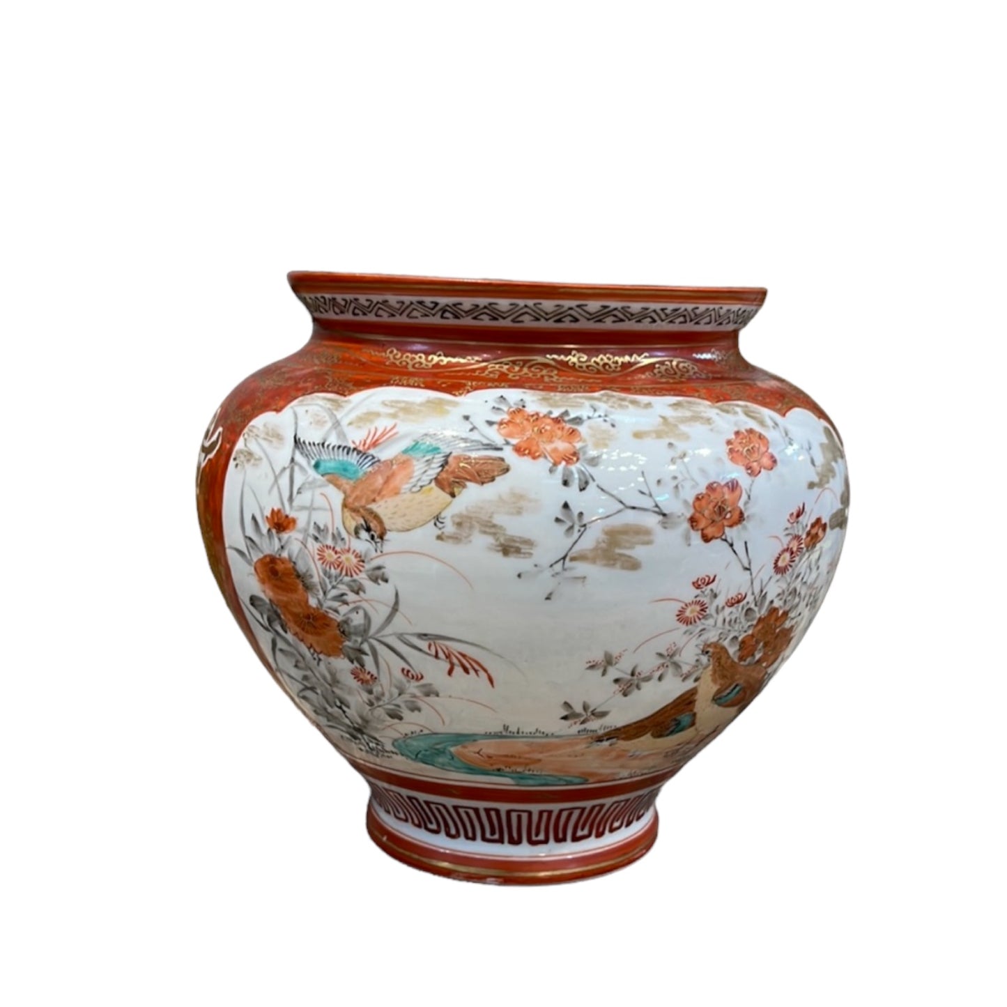 Meiji Period Kutani Period Vase - 174