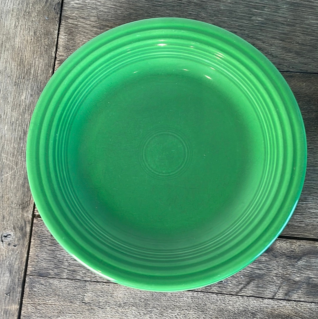 Vintage Fiestaware Medium Green Dinner Plate 10 3/8”