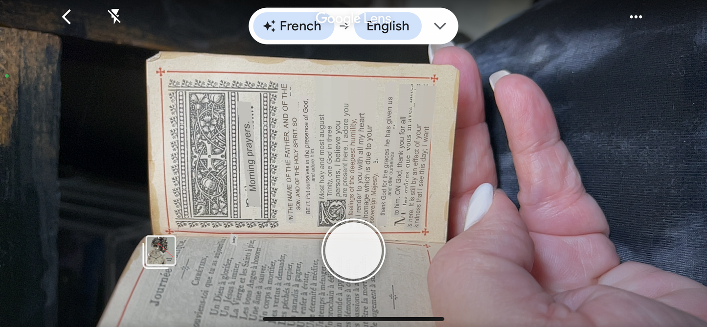 Small “Roman Parishioner” Book in French