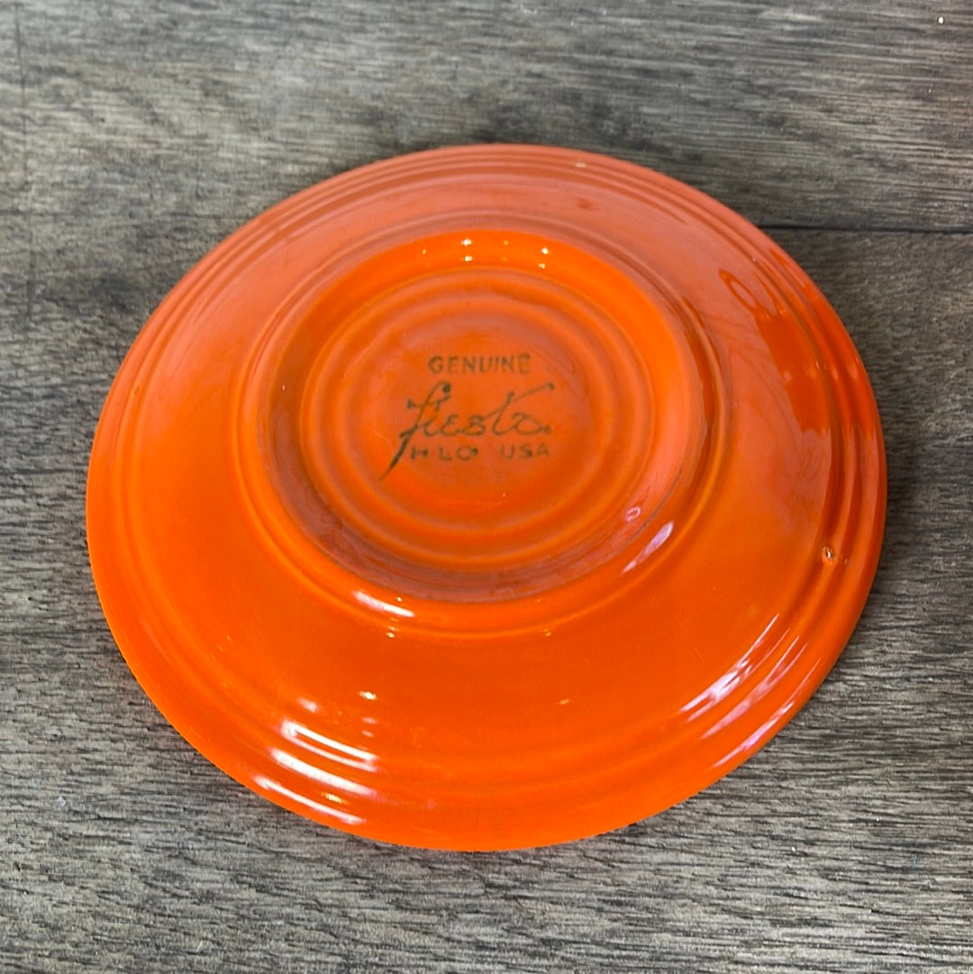 Original Red Fiestaware Cup and Saucer