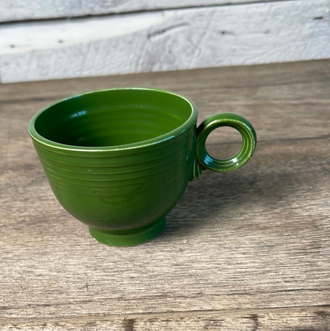 Homer Laughlin Fiesta Forest Green Cup Older Edition
