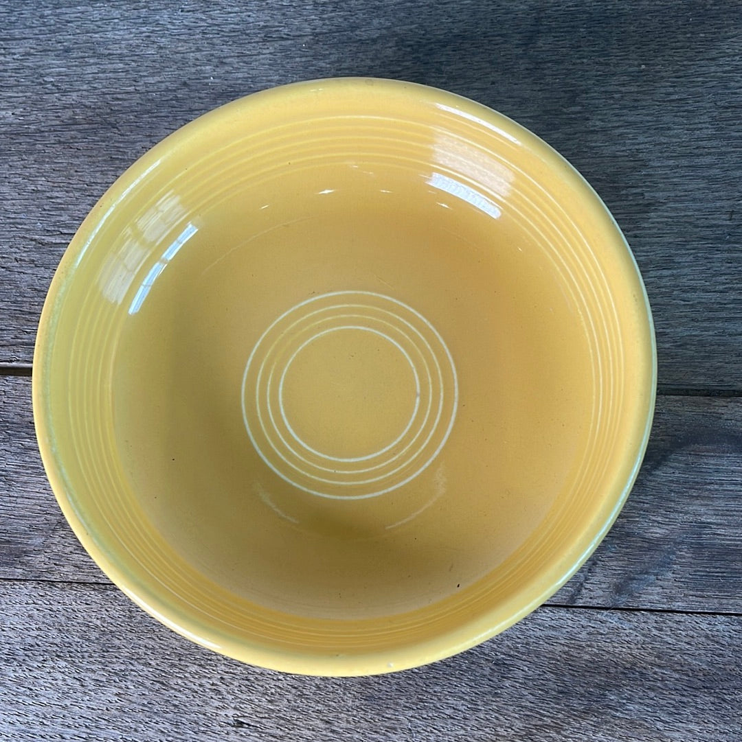 Original Fiestaware Dessert Bowl Antique Yellow Fiesta ware
