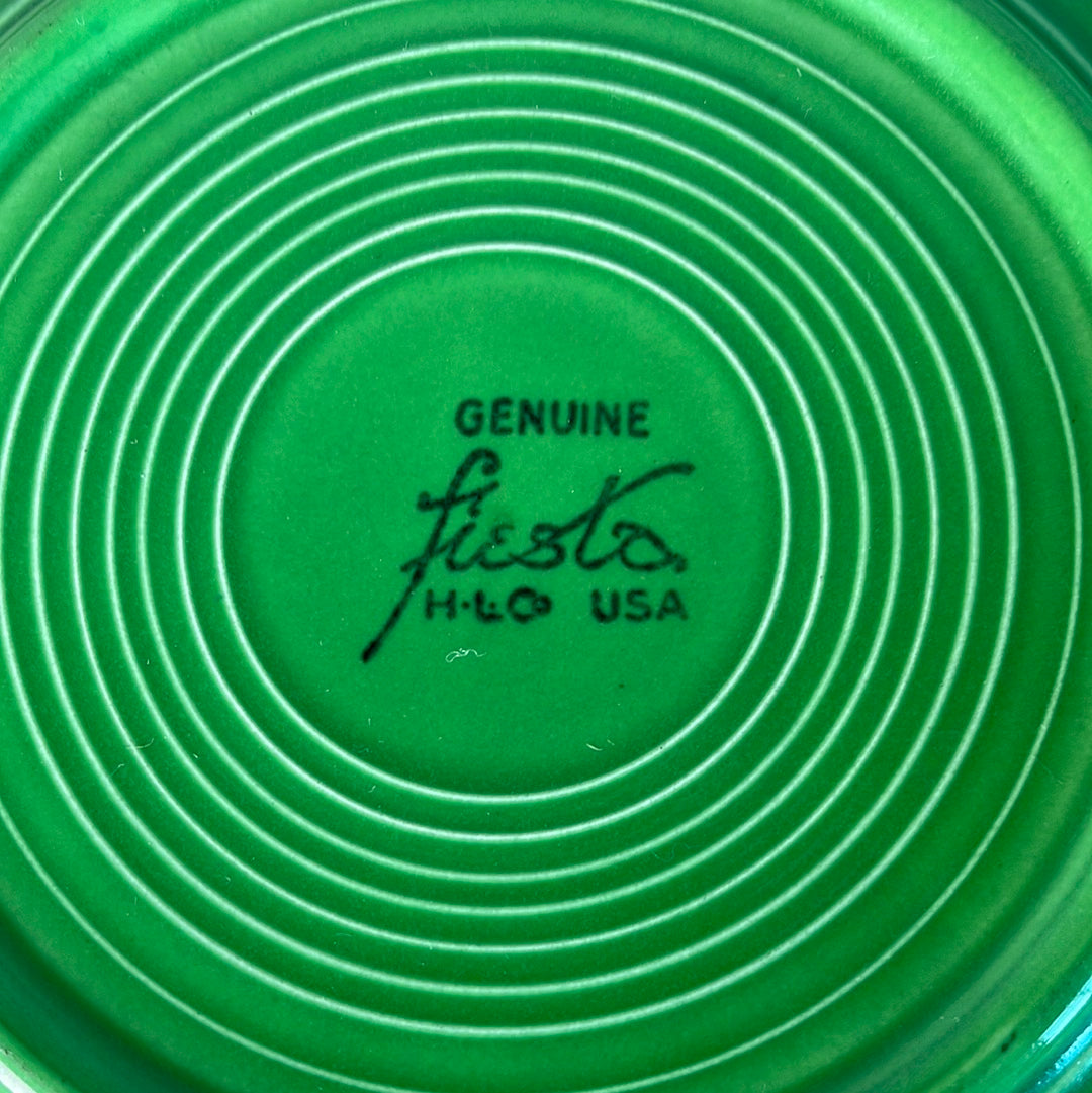 Vintage Fiestaware Medium Green 9.5” Luncheon Plate