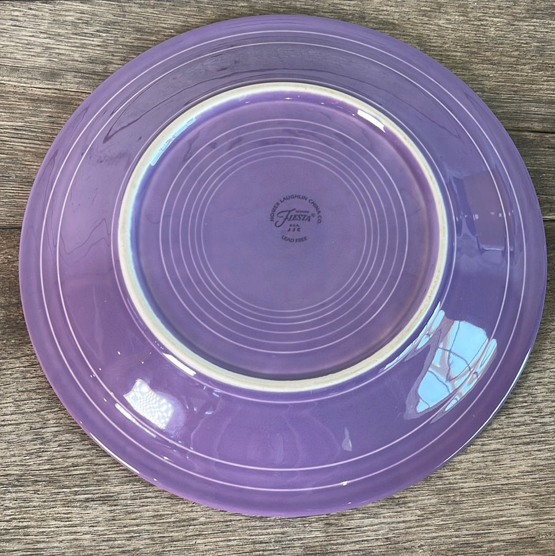 Fiesta Ware Lilac Dinner Plate Homer Laughlin Fiestaware 10.5" Diameter