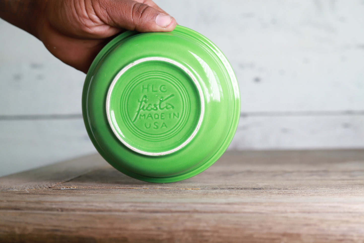 Light Green Fiestaware Cereal Bowl