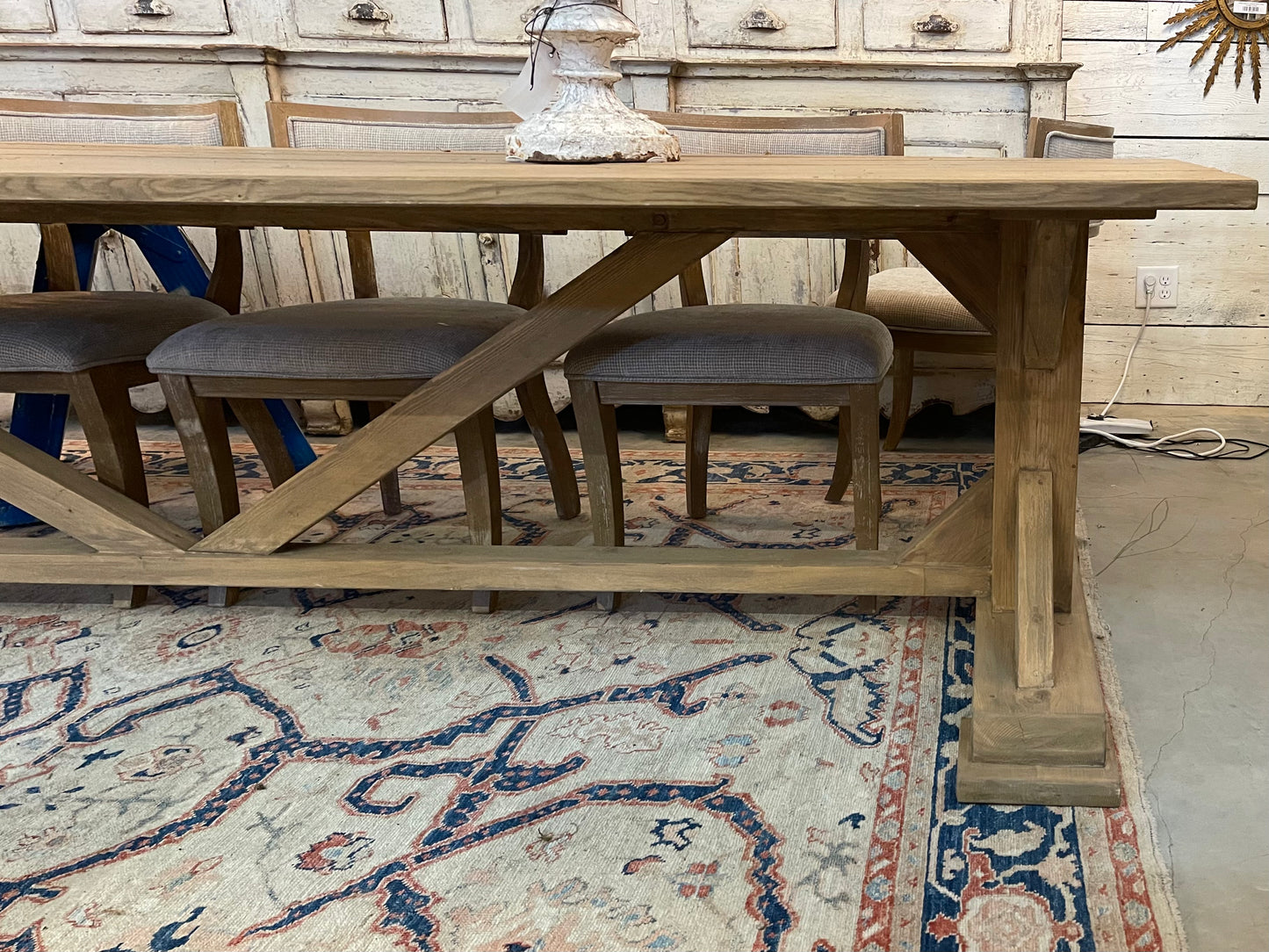 Table Dining Long Oak French