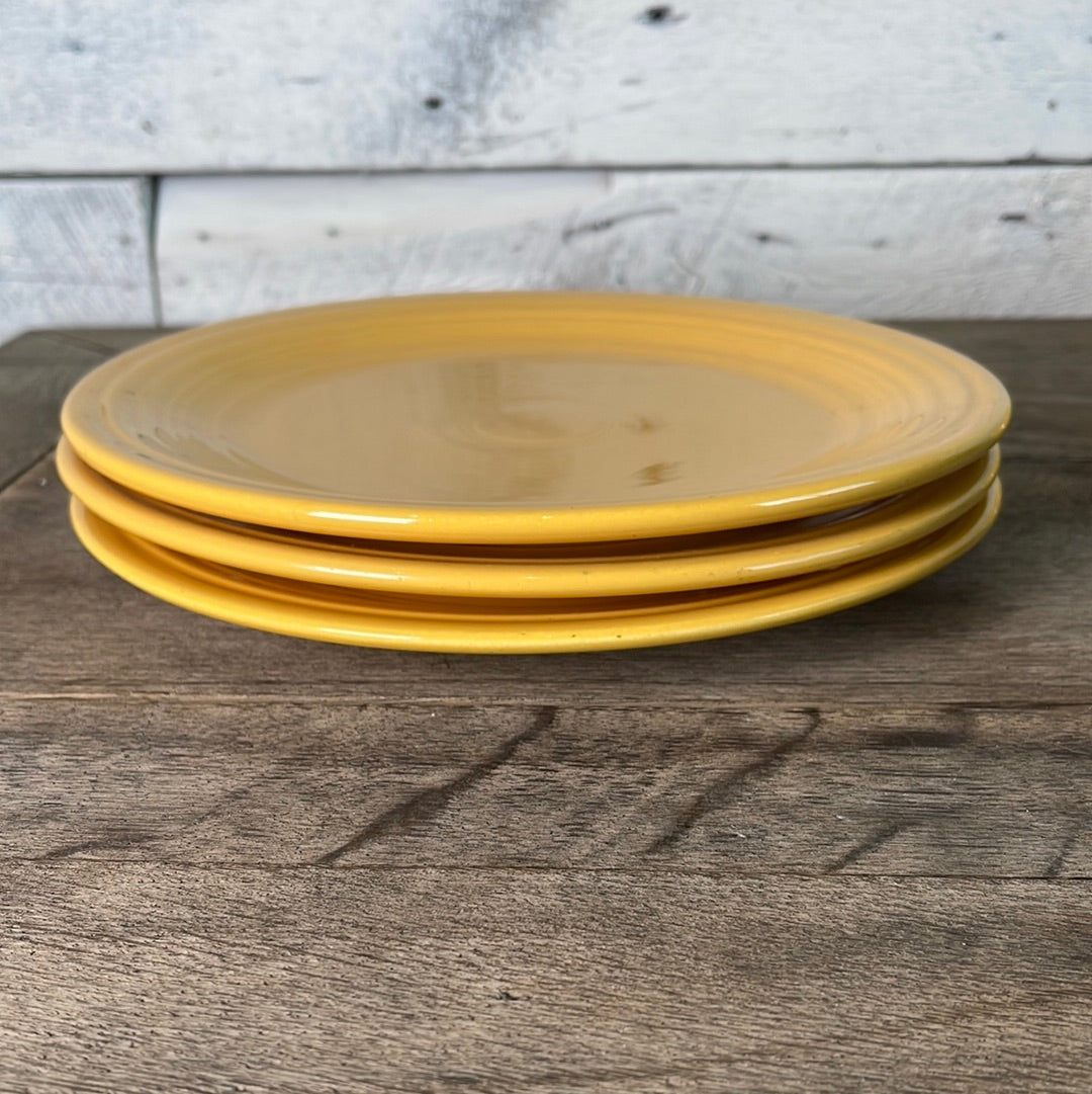 Antique Gold 9.5” Luncheon Plate Fiesta ware