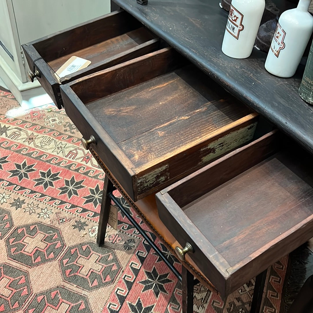 Small French Black Desk