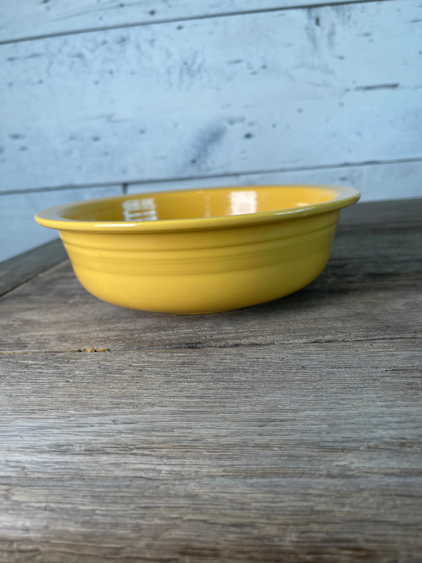 Fiesta ware Antique Gold Nappy Bowl