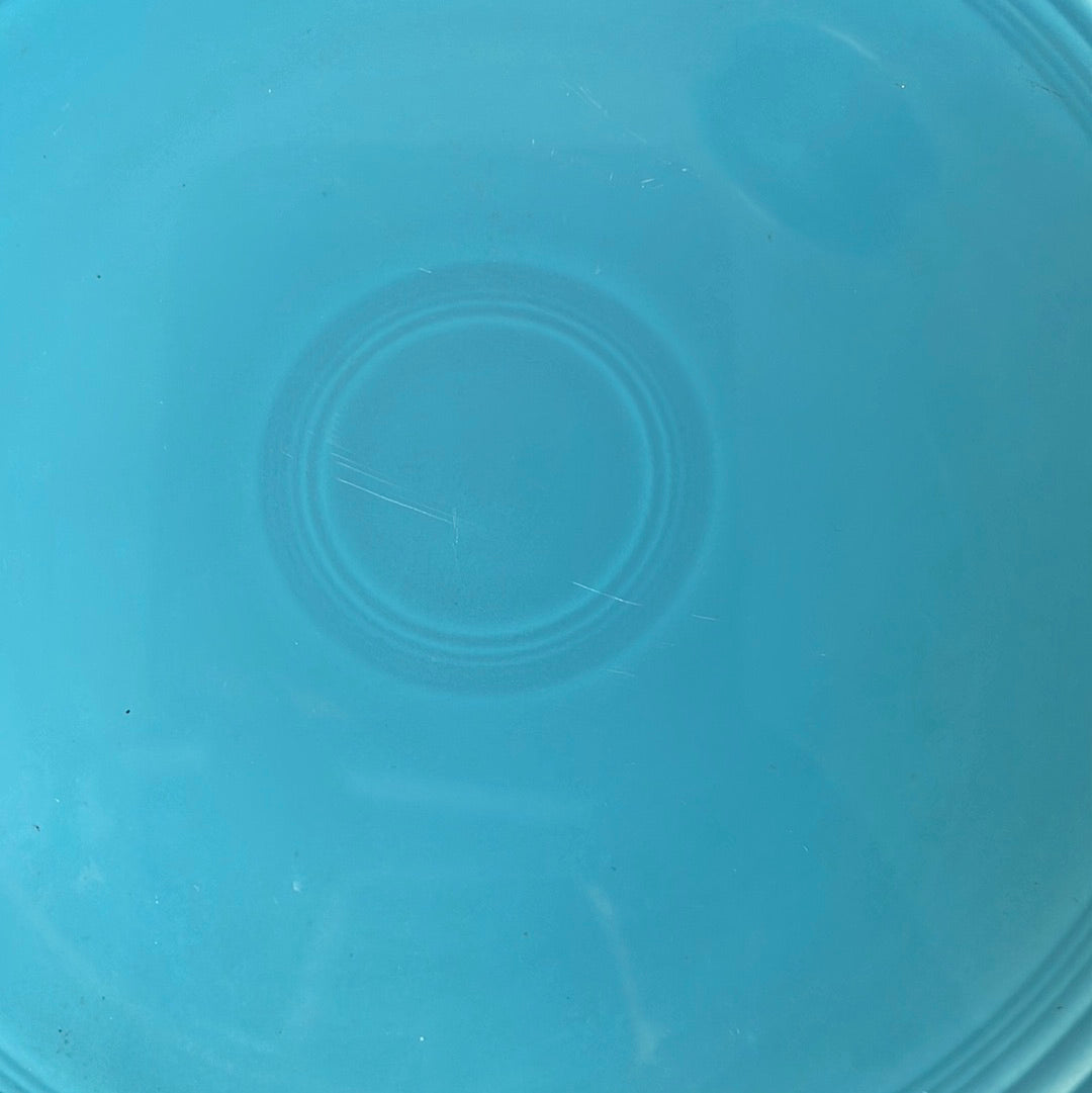 Vintage Turquoise Fiestaware chop platter from Fiestaware