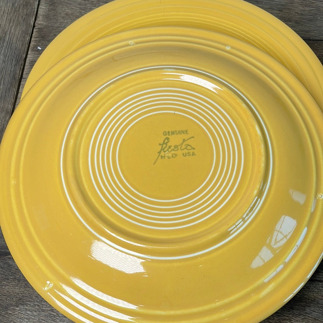 Vintage Fiestaware Antique Gold Dinner Plate 10 3/8”