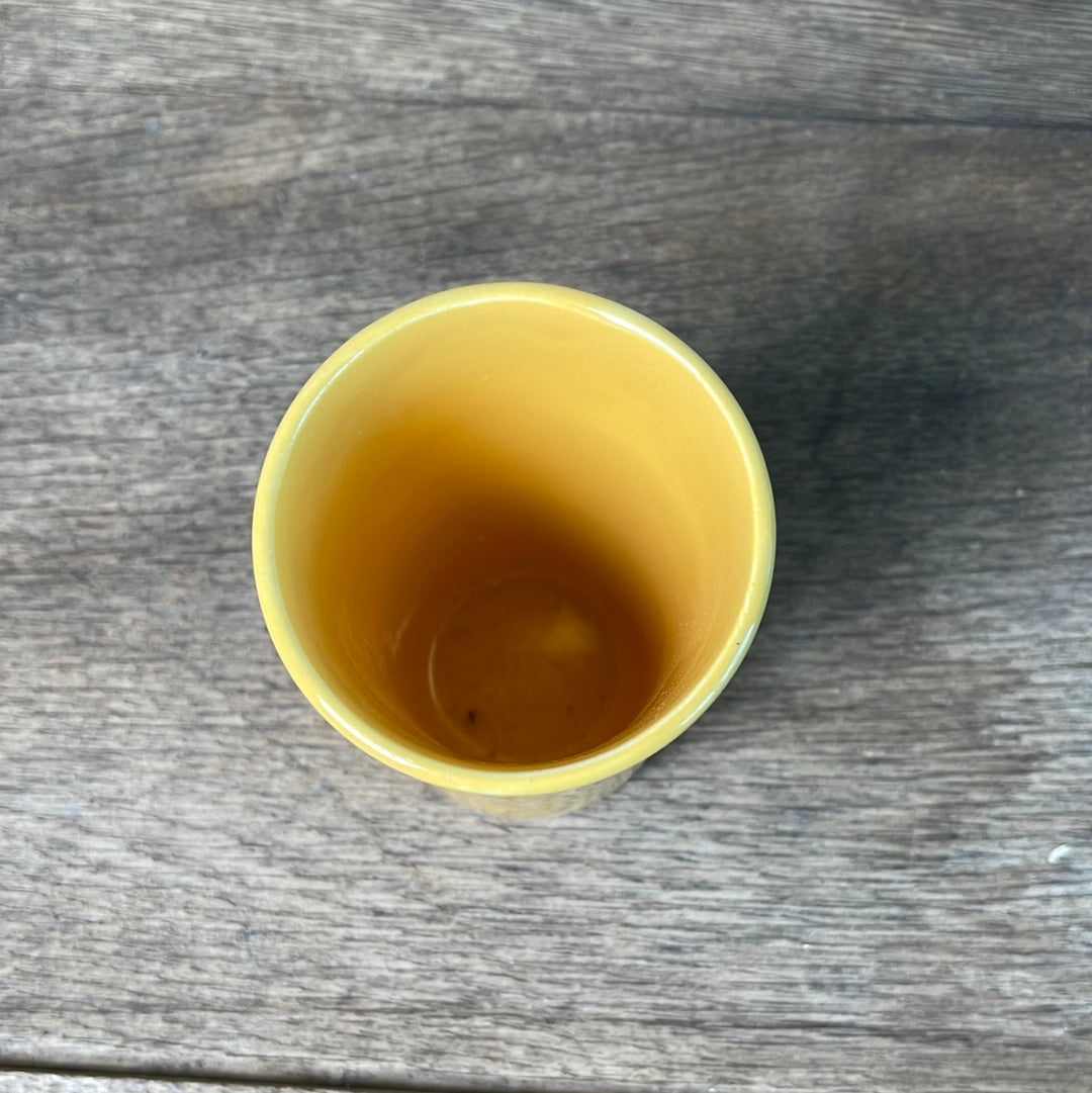 Vintage Fiestaware Juice Tumbler Fiesta Yellow
