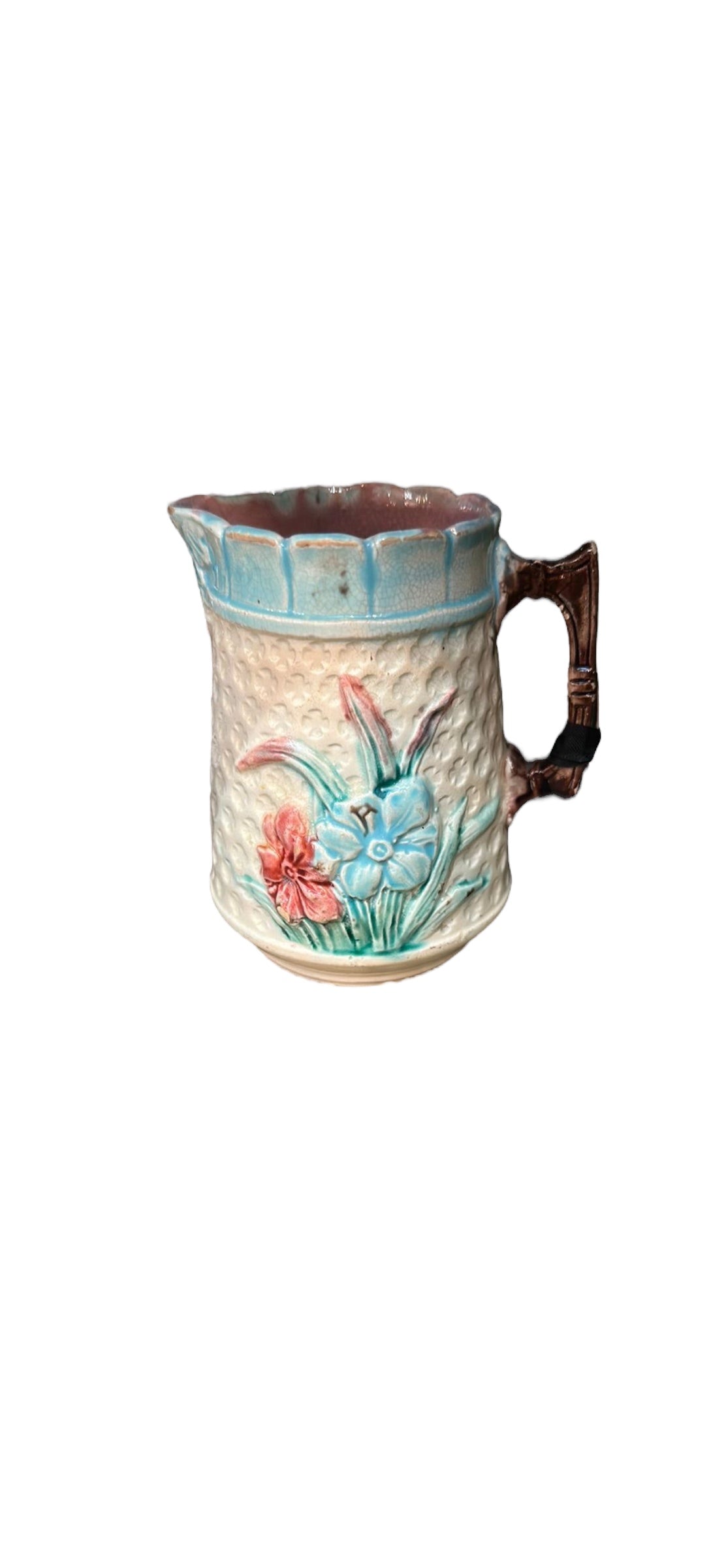 Various Majolica Pitcher - Small