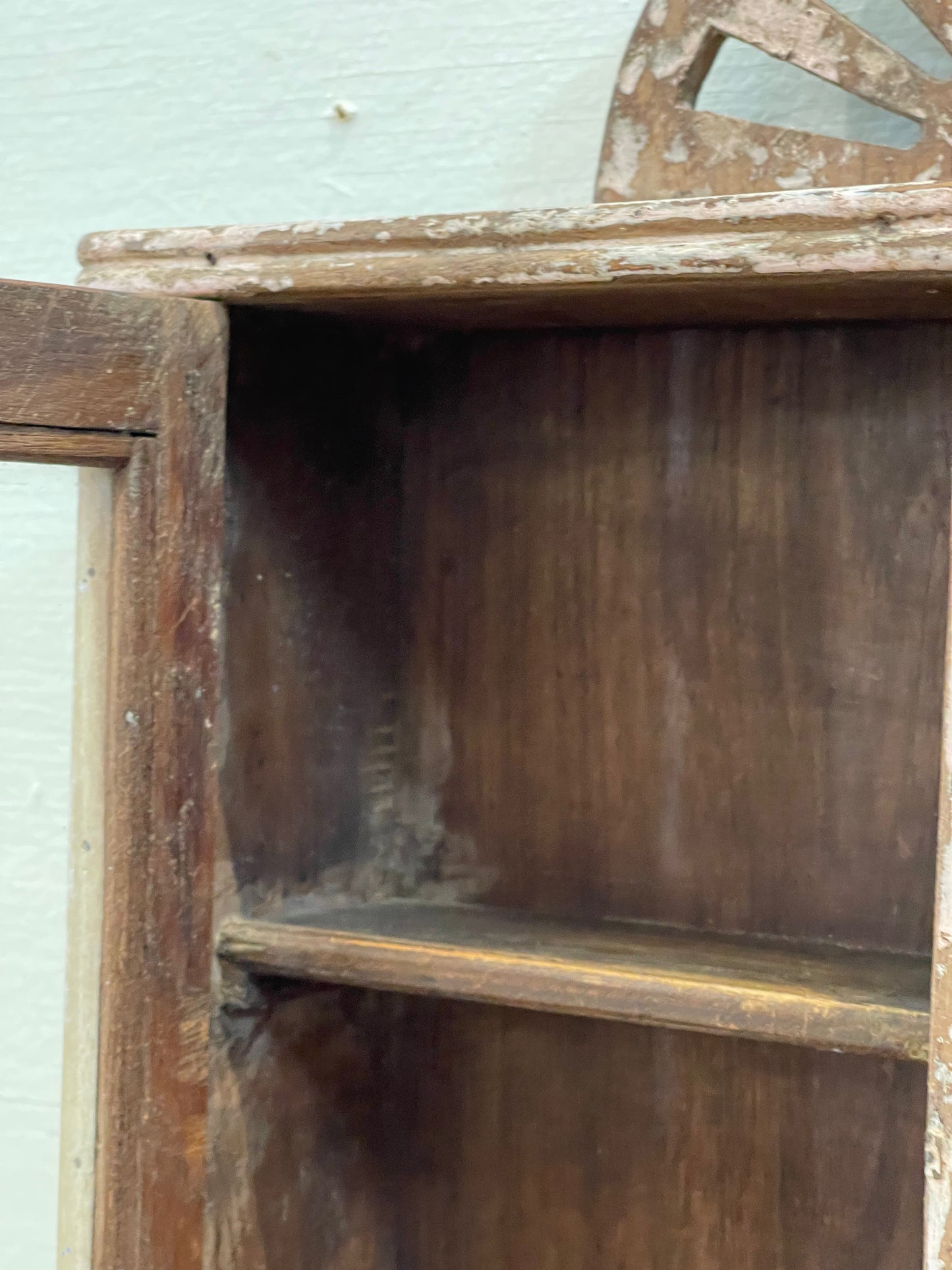 Shelf with Mirror and Towel Bar