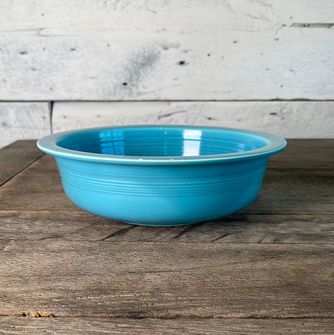 Turquoise Fiestaware Nappy Bowl