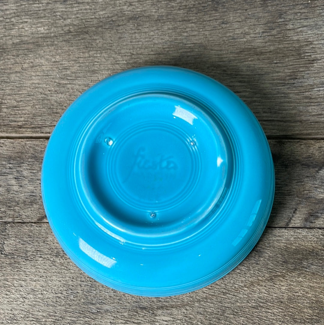 Fiestaware Dessert Bowl Vintage Turquoise Fiestaware