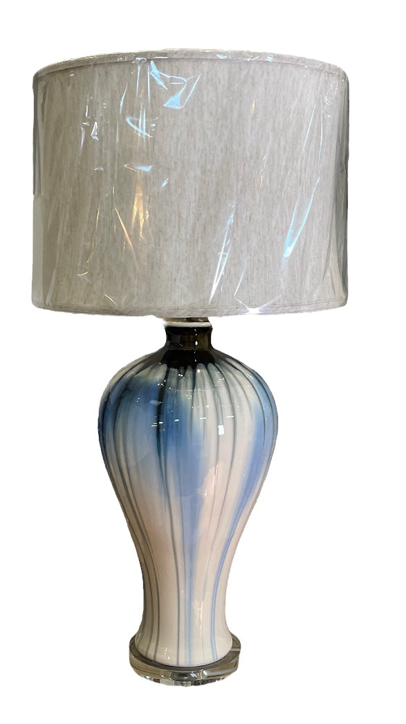 Large Multi Color Lamp with Shade