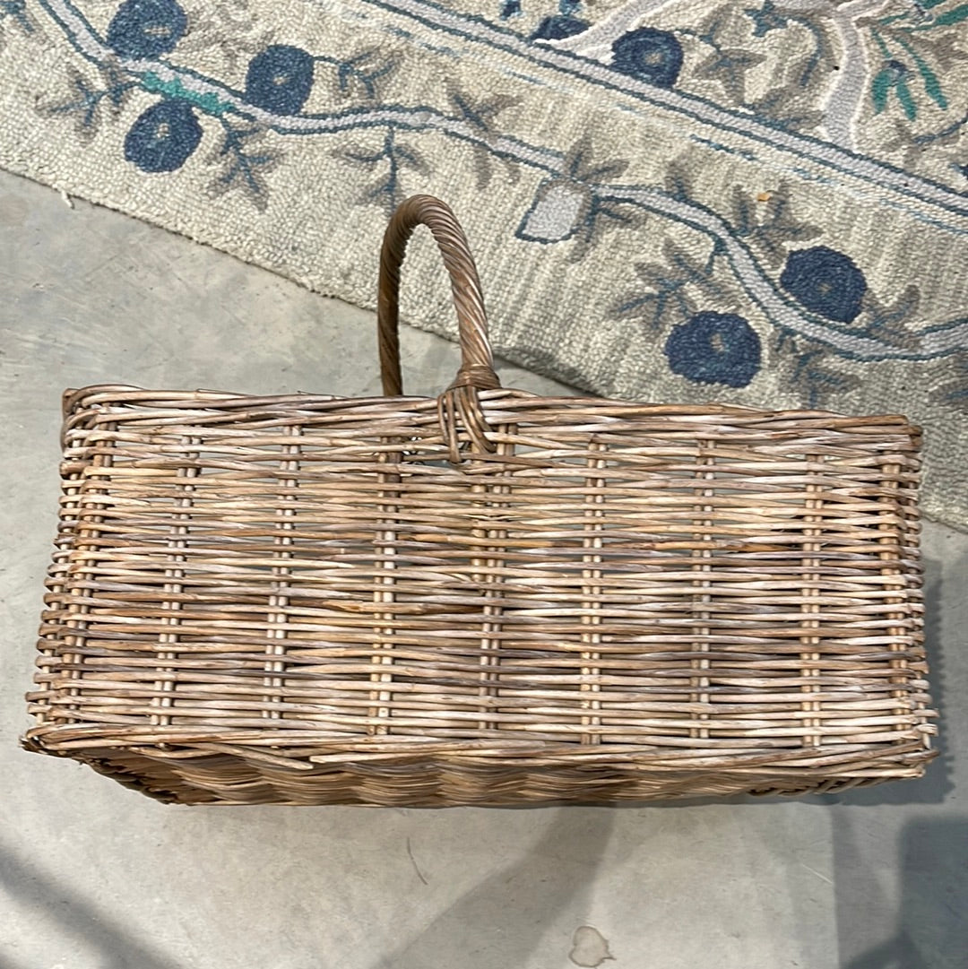 Large Square Basket with Handle