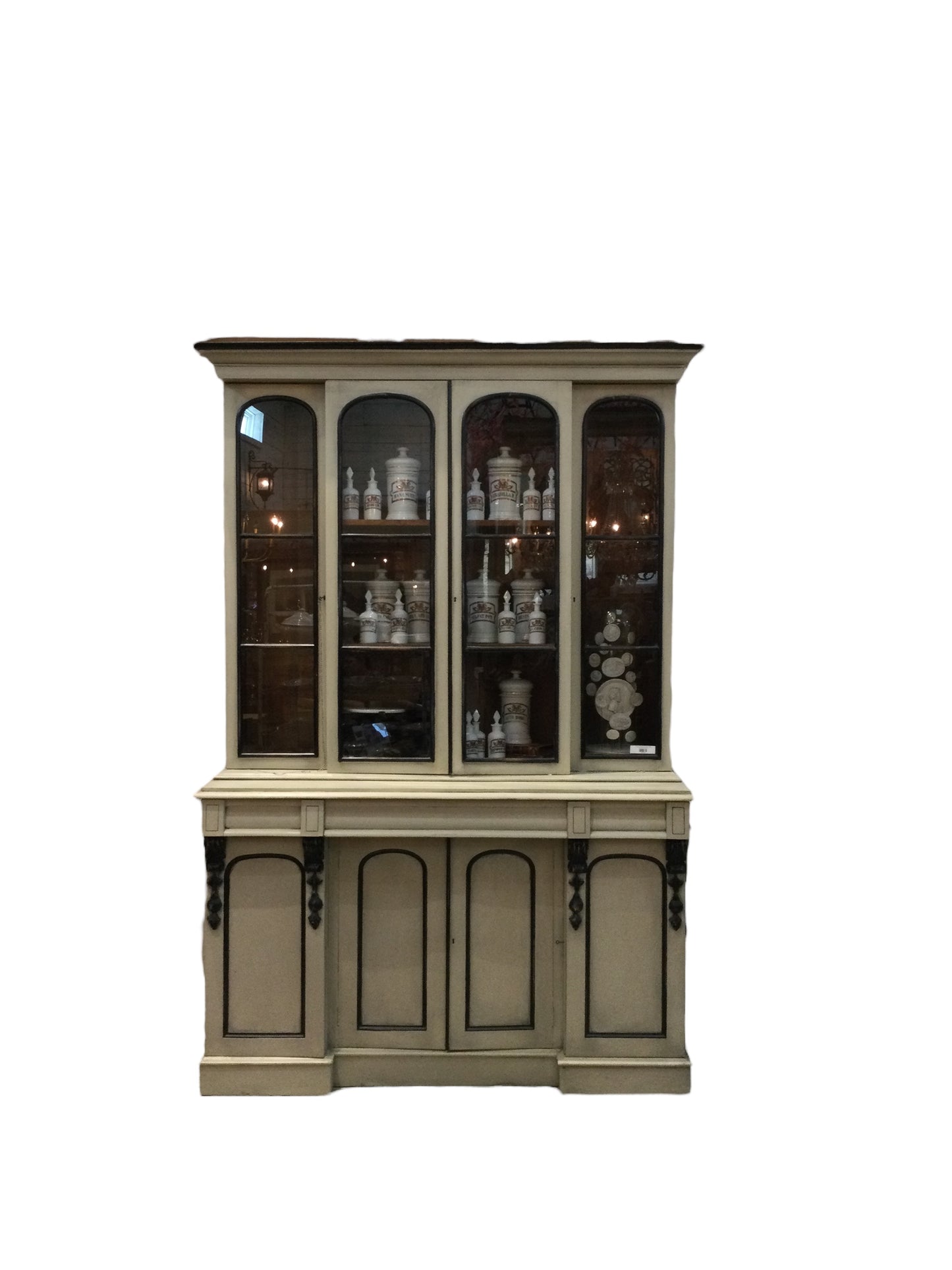 English Painted Cabinet 1840