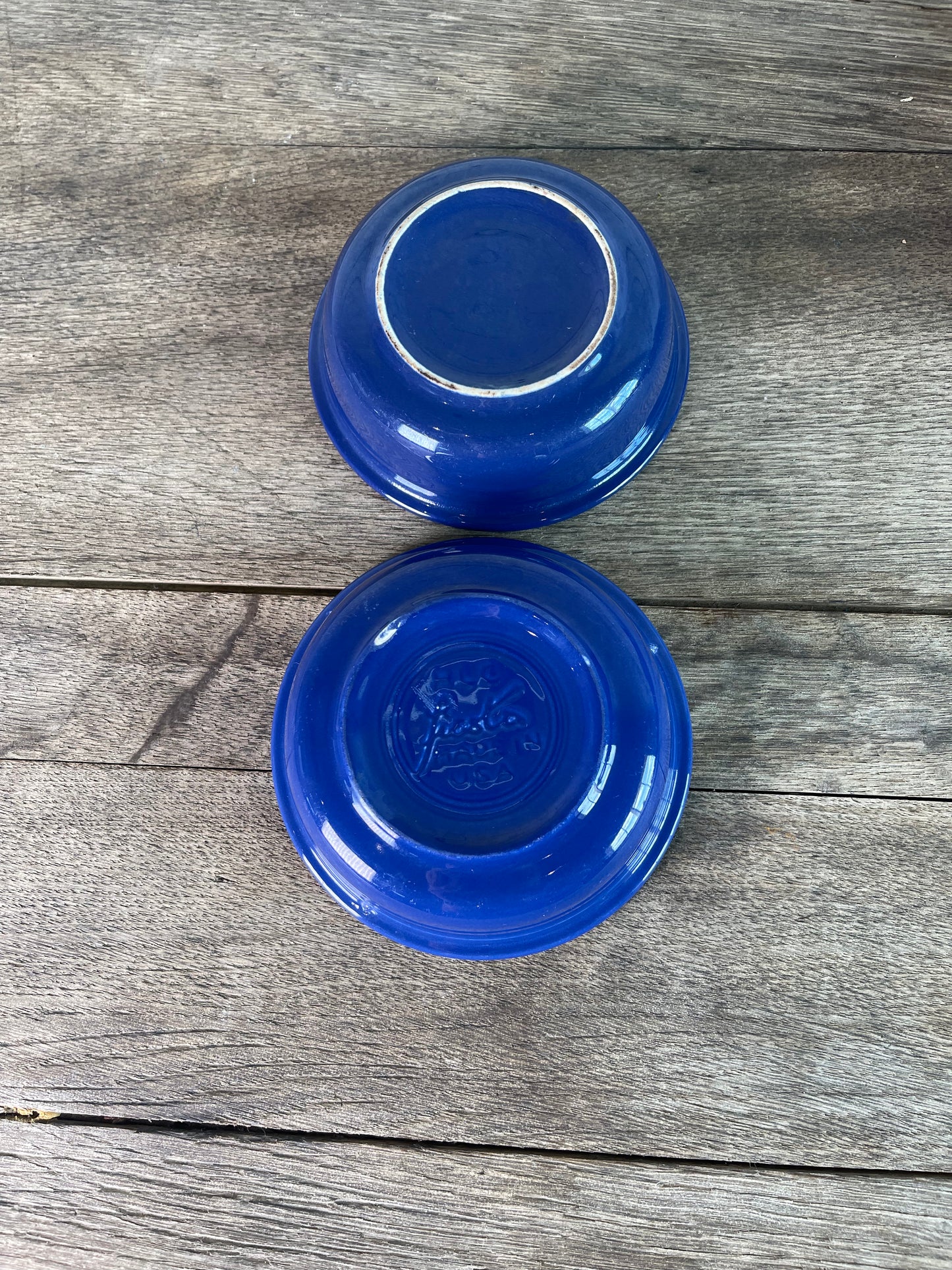 Vintage Fiestaware Fiesta Original Cobalt 5 1/2” Fruit Bowl