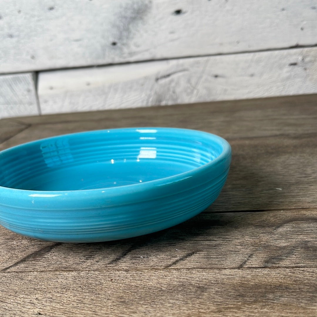 Fiestaware Dessert Bowl Vintage Turquoise Fiestaware